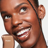 Saie Glossybounce High-Shine Hydrating Lip Gloss Oil - Push